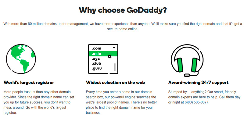 GoDaddy Find your perfect domain name. in the use - Bestadvisor