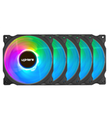 upHere (C8123) 120mm RGB Case Fan (5-Pack)