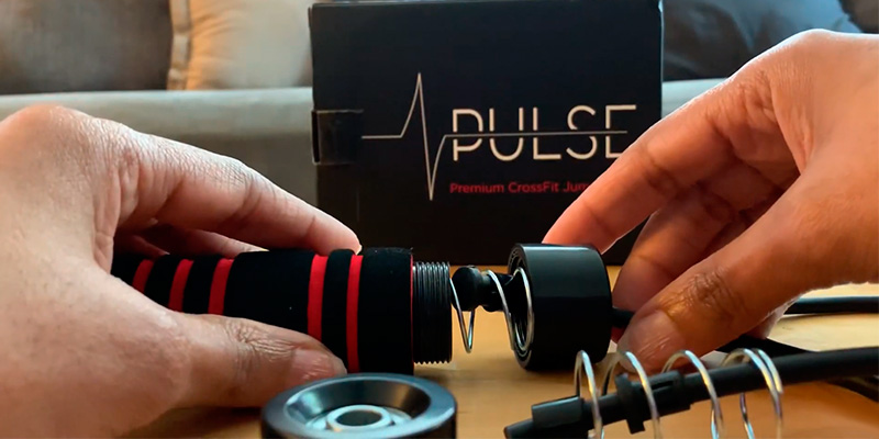 Pulse Weighted Jump Rope in the use - Bestadvisor