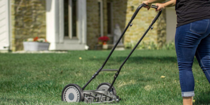 Great States 815-18 18-Inch 5-Blade Push Reel Lawn Mower in the use - Bestadvisor