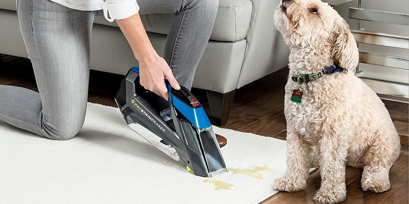 Bissell 20037 Pet Stain Eraser Cordless Portable Carpet Cleaner in the use - Bestadvisor
