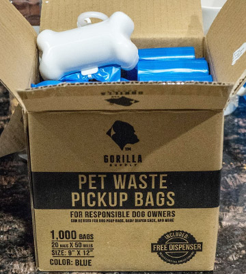 Gorilla Supply 20 of 50 Rolls Pet Poop Bags with Free Dispenser - Bestadvisor