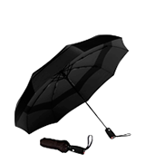 Repel Umbrella Double Vented Travel Umbrella with Teflon Coating