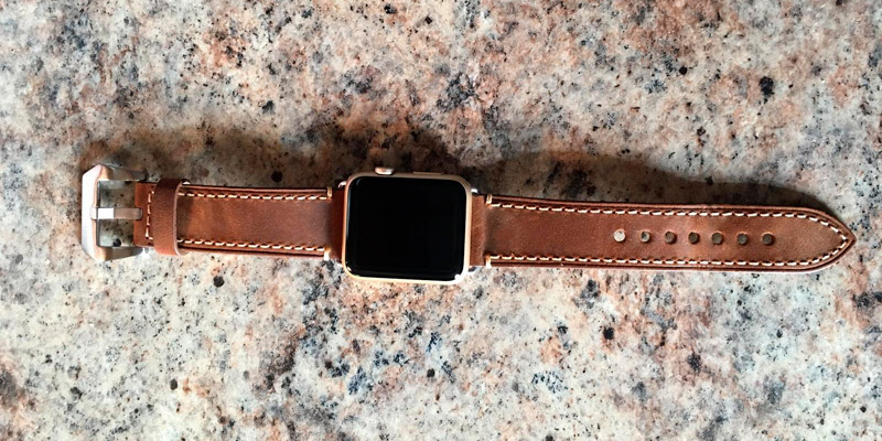 Detailed review of Mkeke Leather Apple Watch Band - Bestadvisor