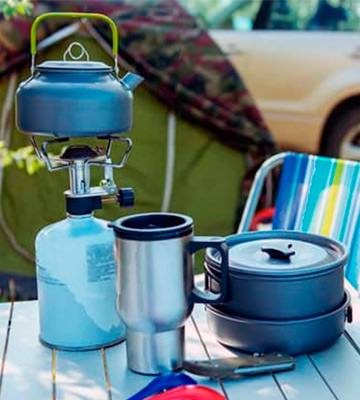 Terra Hiker 10-piece Camping Cookware Set - Bestadvisor