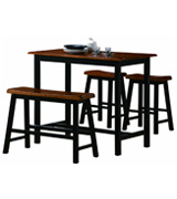 Crown Mark Bar Counter Height Table Set