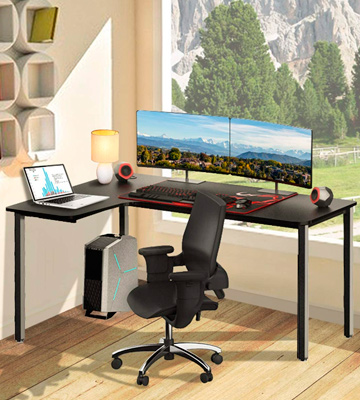 EUREKA ERGONOMIC L60 60 inch L Shaped Gaming Computer Desk - Bestadvisor