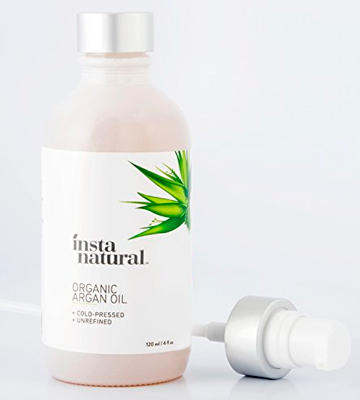 InstaNatural Organic Argan Oil for Hair, Face, Skin and Body - 100% Pure and Certified Organic Cold Pressed Argan Oil of Morocco - Bestadvisor