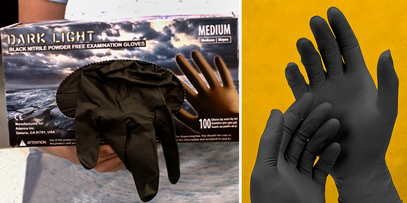 Review of Adenna DLG675 Black Nitrile Powder Free Exam Gloves