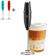 Zulay High Powered Milk Frother Handheld