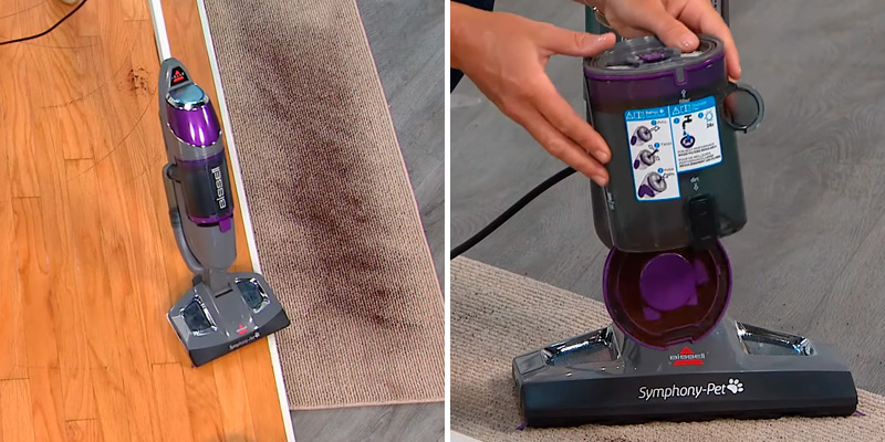 Bissell Symphony Pet Steam Mop and Steam Vacuum Cleaner in the use - Bestadvisor