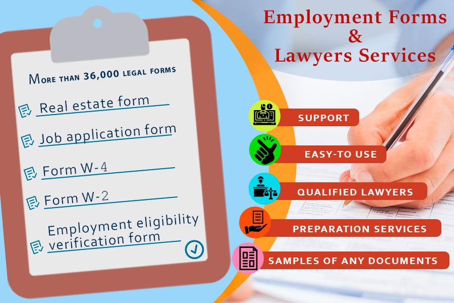 Comparison of Employment Forms & Lawyers Services