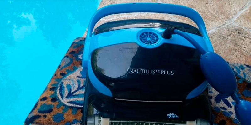 Dolphin Nautilus CC Plus Robotic Pool Cleaner in the use