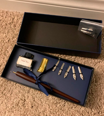 Plotube Wooden Pen Calligraphy Set Dip Wood Pen Gift Writing Case - Bestadvisor