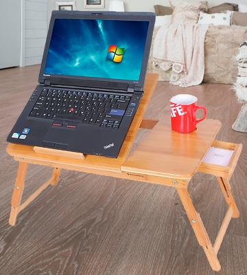 SONGMICS 100% Bamboo Adjustable Laptop Desk - Bestadvisor