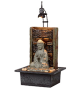 John Timberland Namaste Buddha Table Fountain