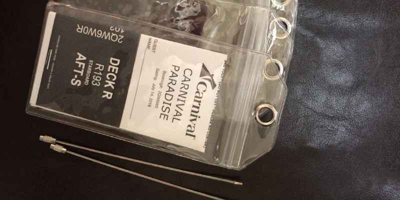 Review of Highwind Cruise-Luggage-Tags Zip Seal & Steel Loops Thick PVC