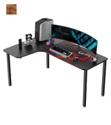 EUREKA ERGONOMIC L60 60 inch L Shaped Gaming Computer Desk