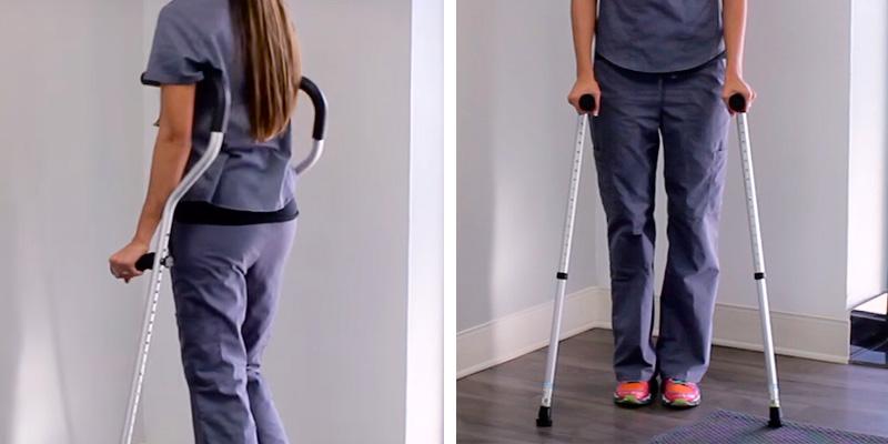 Life Crutch Adjustable Ergonomic Handles for Adult and Child in the use - Bestadvisor
