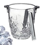 Bormioli Rocco Glass Co Ice Bucket with Tongs