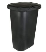 Rubbermaid FG233900WHT Spring Top Wastebasket