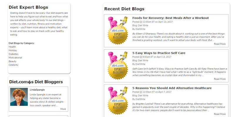 Detailed review of Diet.com Meal Plans - Bestadvisor