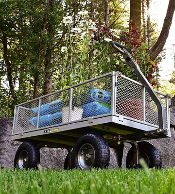Gorilla Carts (GOR1001-COM) Heavy-Duty Steel Utility Cart with Removable Sides - Bestadvisor