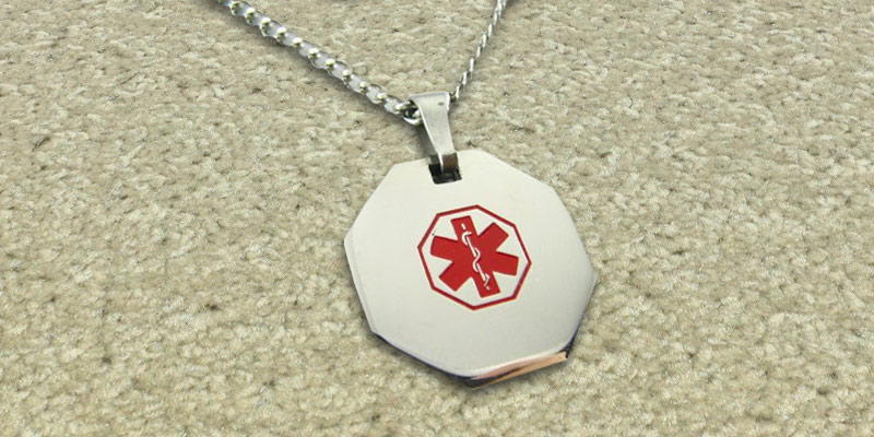 Review of My Identity Doctor P1R-CST-N22 Medical Alert Necklace with Free Engraving