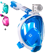 WSTOO Full Face Snorkel Mask-Advanced Safety Breathing System