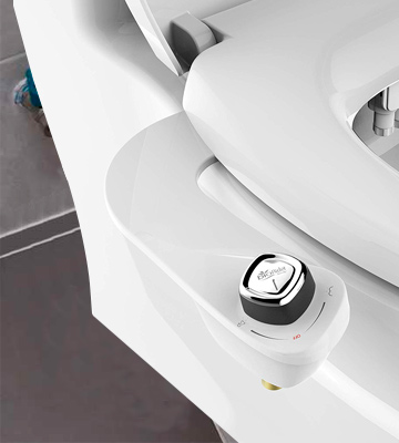 BioBidet SlimEdge Simple Bidet Toilet Attachment in White with Dual Nozzle - Bestadvisor