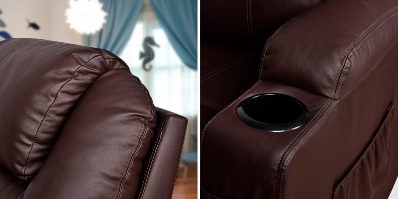 U-MAX Power Lift Recliner Heated Vibration Massage Chair in the use - Bestadvisor