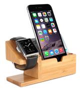 Amir Bamboo Wood Desk Stand Charger