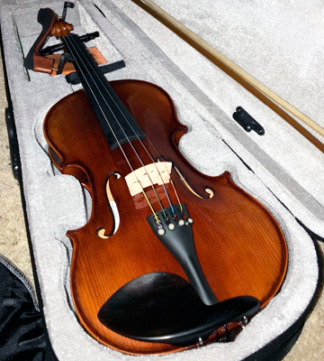 ADM VLZ31-44 Acoustic Violin 4/4 Handmade Wooden Outfit - Bestadvisor