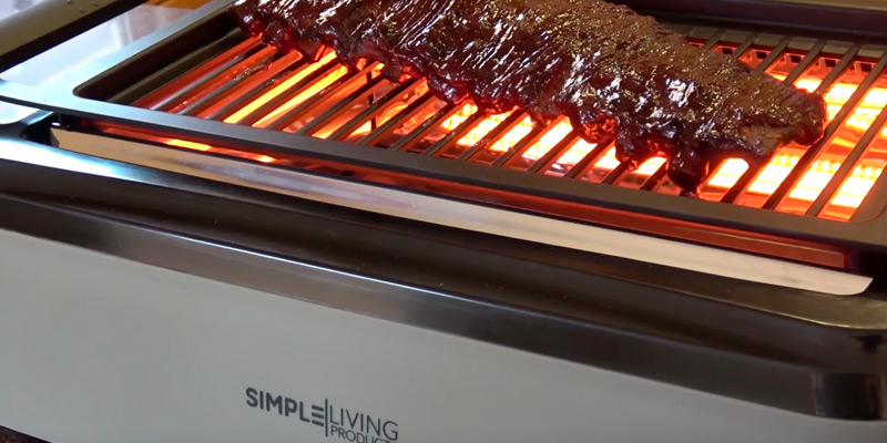 Simple Living Products SLP-SG-001 Indoor BBQ Grill in the use - Bestadvisor