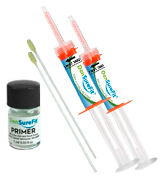 DenSureFit Silicone silicone denture reline kit available over-the -counter, Soft