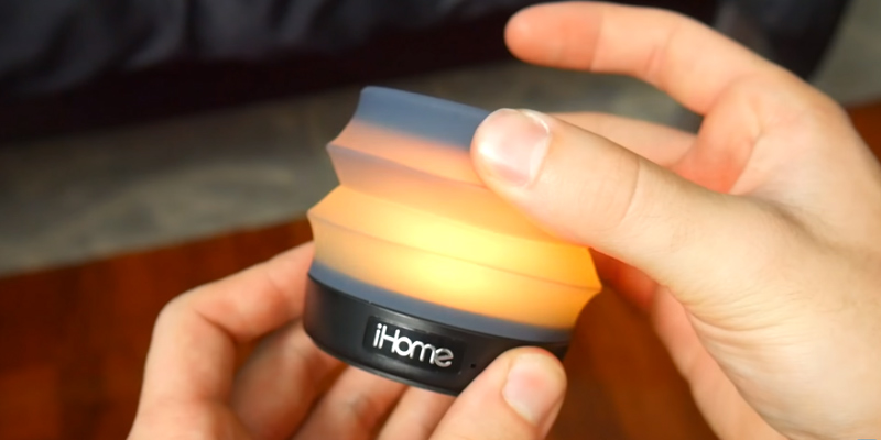Review of iHome iBT62B Portable Collapsible Bluetooth Color Changing Speaker with Speakerphone
