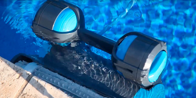 Dolphin Premier Robotic In-Ground Pool Cleaner in the use