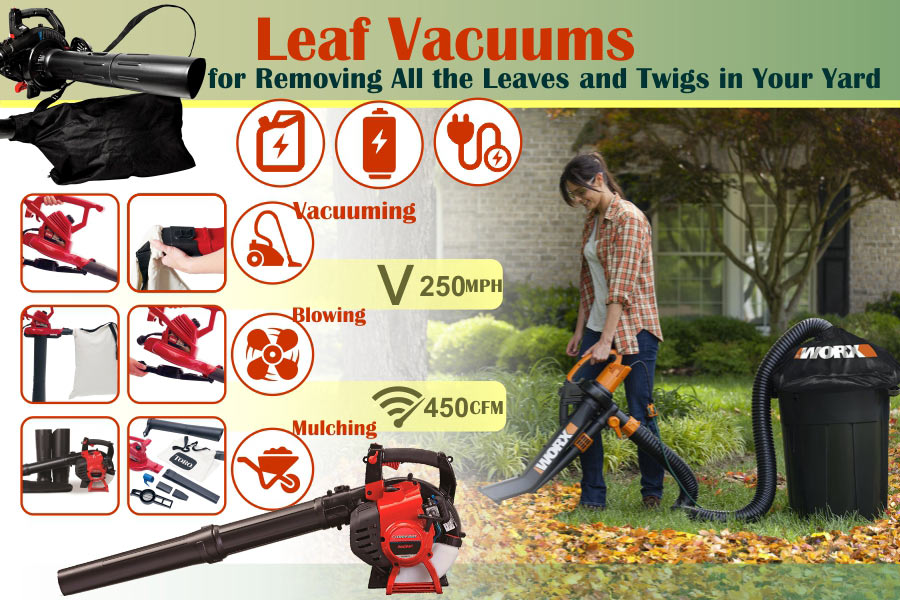 Comparison of Leaf Vacuums to Clean Your Yard in Minutes