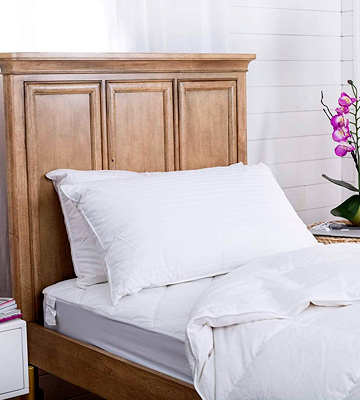 Continental Bedding King Size (Set of 2) Premium White Goose Down Luxury Firm Pillows - Bestadvisor