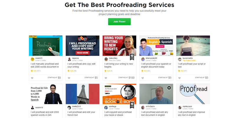 Fiverr Proofreading & Editing Services in the use - Bestadvisor