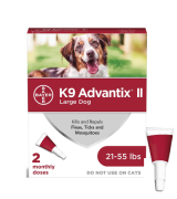 Bayer K9 Advantix II Flea, Tick and Mosquito Prevention for Large Dogs