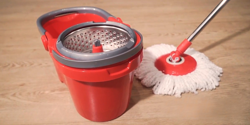 Review of Hapinnex SM-03-RD Spin Wringer Mop Bucket Set