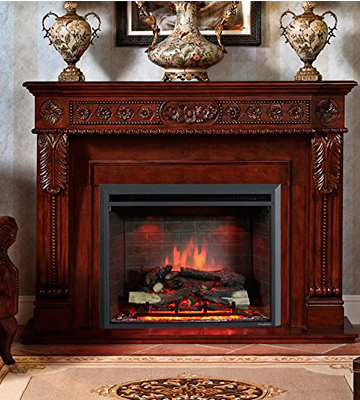 PuraFlame EF45DFGF Electric Fireplace Insert with Remote Control - Bestadvisor