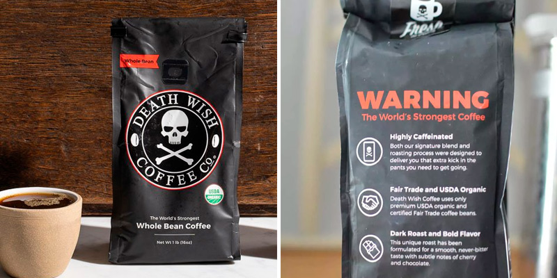 Review of Death Wish Coffee Co. Organic Whole Bean Coffee Dark Roast