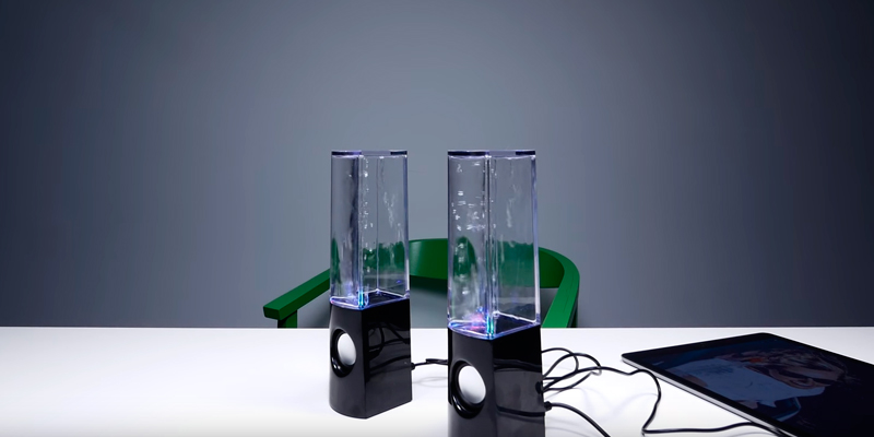 Review of Aolyty (H2OSpeakers_Black16) Colorful Water Speaker