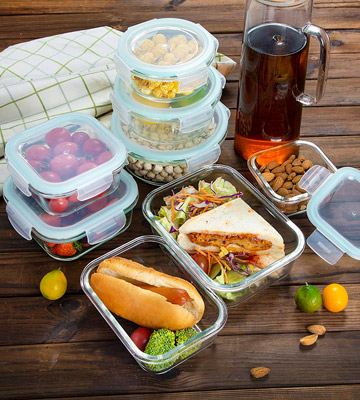 Bayco 18 Pieces Glass Storage Containers with Lids - Bestadvisor