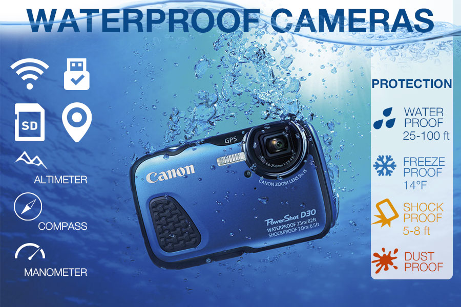 Comparison of Waterproof Cameras for Taking Pictures Underwater