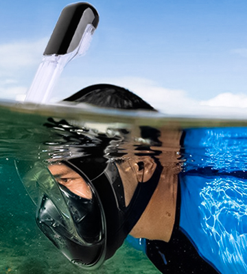 Greatever Newest Version Foldable 180° Panoramic View Snorkel Mask - Bestadvisor