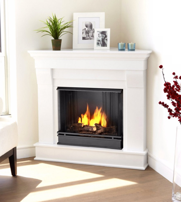 Real Flame 5950-W Chateau Corner Gel Fireplace in White - Bestadvisor