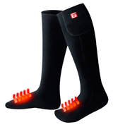 GLOBAL VASION 3.7V Electric Heated Socks with Rechargeable Battery